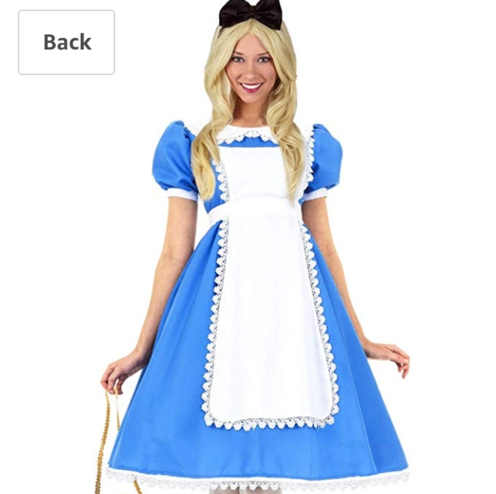 Alice in wonderland quality costume